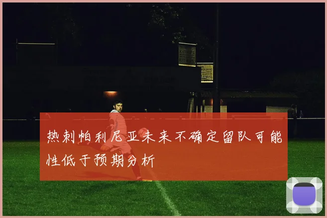 热刺帕利尼亚未来不确定留队可能性低于预期分析